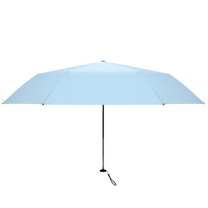 Paraguas ultraligero personalizado de doble uso para lluvia y sol, impermeable, protección UV, Control Manual, Principito, viaje, pongee, revestimiento negro - Product Image 5
