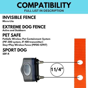 Gracie To The Rescue Nylon <b>Pet</b> Trainer <b>Collar</b> Adjustable Pink Red Blue All Breed Sizes - Product Image 6