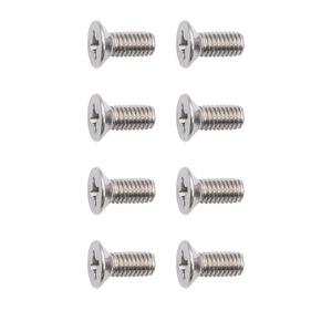Boulons de montage de disque de frein 93600-06014-0H pour Honda, lot de 4, pièces de rechange argentées - Product Image 2