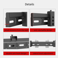 Soporte de pared de TV LED Universal LO1 para TV de panel plano de 25 a 55 pulgadas Soporte de TV fijo de movimiento de acero duradero para uso de oficina