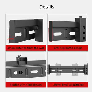 Soporte <span class=keywords><strong>de</strong></span> pared <span class=keywords><strong>de</strong></span> TV LED Universal LO1 para TV <span class=keywords><strong>de</strong></span> panel plano <span class=keywords><strong>de</strong></span> <span class=keywords><strong>25</strong></span> a 55 <span class=keywords><strong>pulgadas</strong></span> Soporte <span class=keywords><strong>de</strong></span> TV fijo <span class=keywords><strong>de</strong></span> movimiento <span class=keywords><strong>de</strong></span> acero duradero para uso <span class=keywords><strong>de</strong></span> oficina - Product Image 4