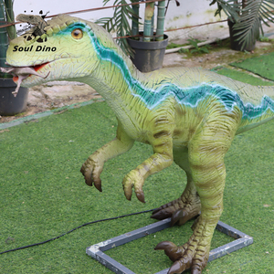 Modèles de dinosaures raptores animatroniques réalistes et miniatures à vendre - Product Image 6