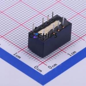 TX2-3V Signal Relay Through hole,7.4x15mm Relay 3V 2 Changeover: 2C (DPDT-Changeover)::: 220V-DC Silver + Gold Plated - Product Image 2