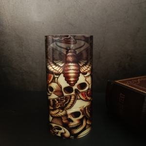 Bougies à LED d'Halloween à piles-Ensemble <span class=keywords><strong>de</strong></span> 3 tailles, télécommande, effet <span class=keywords><strong>de</strong></span> flamme réaliste pour fête et cadeau - Product Image 5