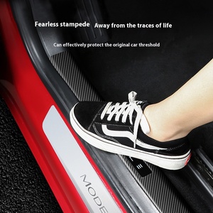 Apto para <span class=keywords><strong>Tesla</strong></span> <span class=keywords><strong>Model</strong></span> Y/<span class=keywords><strong>3</strong></span>. Barras Protectoras para Estribos Internos y Externos de Automóviles, Fabricadas en ABS, Protegen los Estribos de la Suciedad - Product Image 2