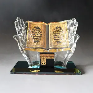 Islamic Crystal Gifts Monument To the Koran In Sharjah Koran Holding the Quran Kaaba Muslim Souvenirs