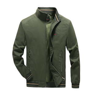 Commercio all'ingrosso personalizza giacche da uomo taglie forti giacca Bomber da uomo in cotone 100% college - Product Image 5