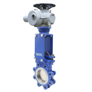 Explosion Proof Intelligent Type 4-20ma Cast Steel Slide Gate PTFE Line Multi Turn Actuator EG03 Multi Turn Actuated - Product Image 3