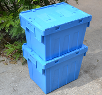 Caisses en plastique industrielles solides en HDPE en gros pour le transport et le stockage en provenance de Chine