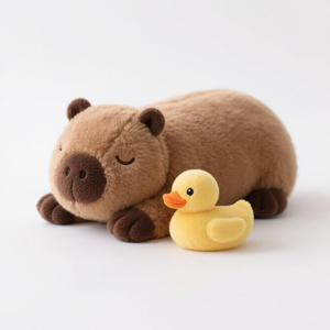 Lovely Soft <strong>Stuffed</strong> Animals Plush <strong>Toy</strong> Sleep In Capybara And Duck <strong>Stuffed</strong> Plush <strong>Toys</strong> - Product Image 4