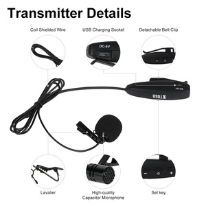 2020 Mới Nhất Original Wifi Ip <span class=keywords><strong>Hidden</strong></span> Mini Tie Microphone Lavalier Condenser Mic - Product Image 3