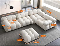 Canapé compressé moderne canapés de salon pouf sous vide canapé chaise pour se détendre