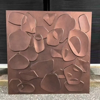 Panel de Pared 3D de PVC con Diseño de Diamante Negro para Decoración Interior ZJ, 50*50 cm, y Panel de Techo