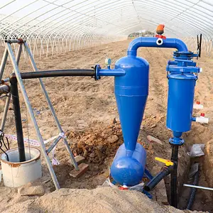 Completa fertirrigação gotejamento irrigação sistema automático rega gotejamento fertilizante injetor areia filtro sistema