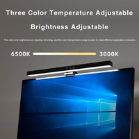 Ordinateur pc moniteur écran suspendu lecture barre lumineuse arrière rvb lumière lampe contrôle tactile long moniteur bureau lumière led avec clip
