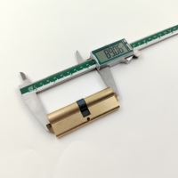 Cilindro de cerradura de mortaja de puerta de 90MM de doble apertura, cilindro de cerradura de puerta con llaves de ordenador