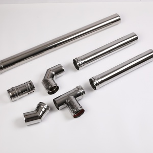 Kit de tuyau de <span class=keywords><strong>cheminée</strong></span> pour poêle à granulés à revêtement haute température noir, <span class=keywords><strong>installation</strong></span> facile, tuyau de ventilation flexible de 80 mm - Product Image 5