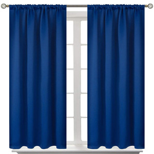 Lussuose <span class=keywords><strong>tende</strong></span> oscuranti <span class=keywords><strong>rosso</strong></span> <span class=keywords><strong>bordeaux</strong></span> termoisolanti riduzione del rumore con tascabili tascabili per camera da letto - Product Image 5