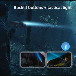 Jumelles de vision nocturne 4K avec zoom numérique 8X, caméra HD 3,0 pouces, 7 IR pour adultes, carte TF 32 Go pour la chasse de jour et de nuit - Product Image 5