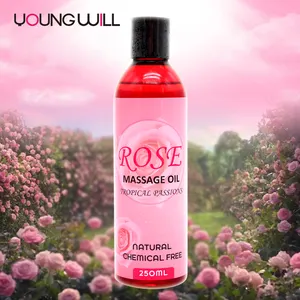 250ml Aromatic Lubricating Oil Adult Products Water Soluble Rose Aromatherapy Body Lubricant Oral Sex Liquid for couple