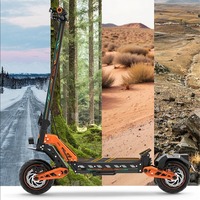 Trottinette pliable pour trajets quotidiens en alliage d'aluminium, étanche, 70 km/h, autonomie de 80 km, moteur double sans balais 3300W, charge maximale 150 kg