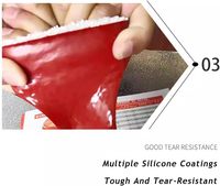 Manchon en fibre de verre résistant au feu enduit de silicone Protection tressée contre la chaleur Retardateur de flamme pour les matériaux et les éléments d'isolation