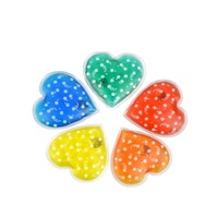 Chauffe-mains instantané en gel personnalisé en forme de cœur LOVE HEART, pack de gel chauffant à clic, gel magique, chauffe-mains