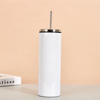 US UK Warehouse 20oz Bouteille d'eau de sport avec couvercle à filetage de vis Flip Straw Sublimation Hot Printing Vacuum Mug Drinkware Type
