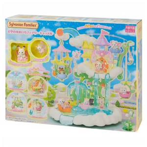 Ensemble de jeu Château des Fées dans les Nuages, collection surprise <span class=keywords><strong>Sylvanian</strong></span> Families, avec cascade et accessoires balançoires - Product Image 4