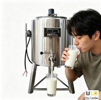 Pasteurisateur Homogénéisateur avec Pompe pour le Traitement du Lait 1000-2000W 380-480V
