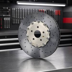 Disque de frein avant en carbone composite 380 mm 34 mm, disque de frein en céramique carbone pour Porsche OE 9P1615302B - Product Image 4
