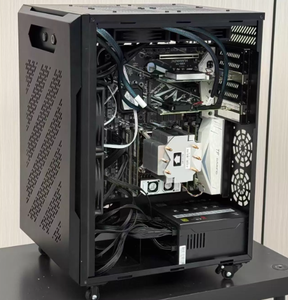 เซิร์ฟเวอร์แร็คเวิร์กสเตชัน AI 4-GPU V100 Xeon พร้อม RAM 64GB/128GB ระบบระบายความร้อนด้วยน้ำ สำหรับการเรียนรู้เชิงลึก พร้อมใช้งาน Deep Learning ด้วย V100 AI Workstation และ V100 Deep Learning - Product Image 1
