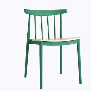 Industrial Design Modern Stackable Colored Outdoor Home Furniture Dining <b>Chairs</b> Monoblock Durable PP Plastic - Product Image 1