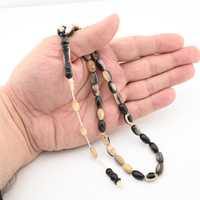 Perles de corne de buffle Tasbih, artisanat naturel fait main, méditation dévotionnelle, réflexion, pratique religieuse traditionnelle, HUMAYUN CRAFTS