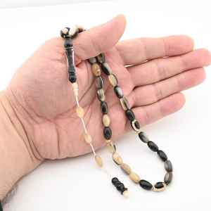 Cuentas de Cuerno de Búfalo para Tasbih, Artesanía Natural Hecha a Mano, Cuentas Devocionales para Meditación, Reflexión y Práctica Religiosa Tradicional - Product Image 6