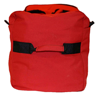 Grand sac à roulettes pour le sauvetage des pompiers avec bandoulière et poche pour casque