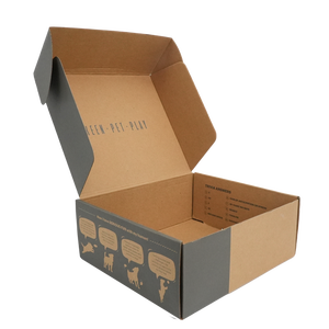 Scatola di Imballaggio in Cartone Grigio con Logo Personalizzato per Giocattoli per <span class=keywords><strong>Animali</strong></span>, Confezione Regalo per Abbonamenti - Product Image 1