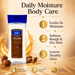 Huile-gel corporelle hydratante au <span class=keywords><strong>beurre</strong></span> de cacao, personnalisable en marque blanche, faible MOQ, 200 ml, pour une peau éclatante avec une finition non collante - Product Image 5