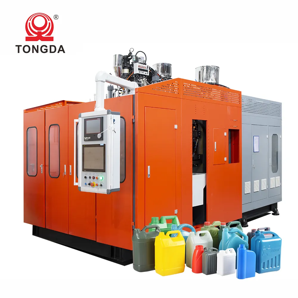 Machine de fabrication de bouteilles de détergent TONGDA HSll5L Machine creuse de fabrication de bouteilles en plastique gallon Machine de soufflage de bouteilles