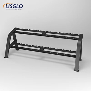 Wholesale High Quality Steel Power Training Two <strong>Rows</strong> <strong>Dumbbell</strong> Stand Set Commercial Rack Unisex - Product Image 2