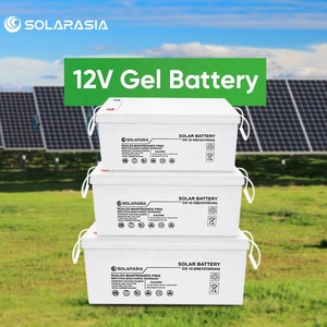 Batería de Gel Sellada para Energía Solar, 12v 100ah 150ah 200ah 250ah 300ah, Baterías de Gel de Ciclo Profundo para Sistemas Solares - Product Image 1
