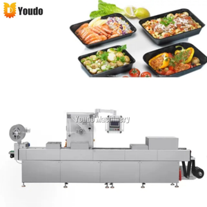 Nieuwe Staat Thermovormende Vacuümverpakker Met Gasatmosfeer Voor Verwerking Van Kaasworst Vleesham - Product Image 3