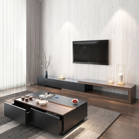 Table basse carrée moderne en bois, design commercial, avec plateau relevable et tiroir de rangement, pour salon et bureau à domicile