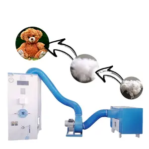 Máquina de apertura y llenado de fibra para juguetes de osos de peluche, venta directa de fábrica