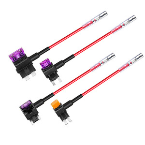 Car Power Socket <b>Small</b>, Medium, Mini Flat Angle Long Leg Three-Pin Blade Fuse <b>Box</b> Power Socket Factory Direct Sale L185 - Product Image 5