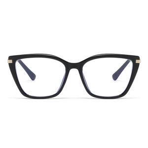 Monture de lunettes optiques Partagas TR90, charnière à ressort, œil de chat, anti-lumière bleue, lunettes de vue pour femmes - Product Image 3