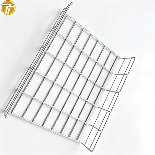 Customizable Carbon Steel Wire Mesh Cable Tray Hot-Dip Galvanized Wire Basket Tray for Data Center & Office