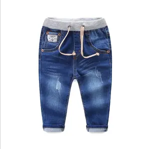 Gzy preço barato crianças jeans fábrica azul jeans