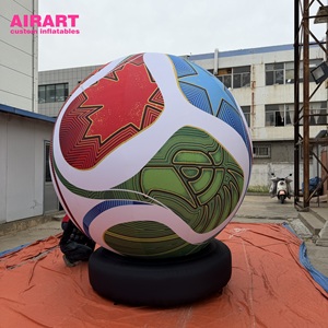 Estatua de Trofeo de Fútbol Inflable Personalizada para Promociones de Torneos de Fútbol - Product Image 5