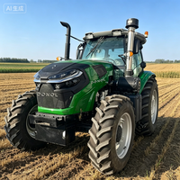 Tractor Agrícola Multifuncional DONOL de 200HP con Cabina y Salida TDF para Aplicaciones Agrícolas Profesionales